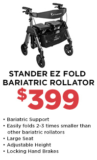 Stander Bariatric EZ Fold Rollator - 399